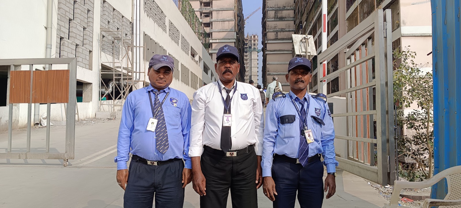 Industrial site security guards